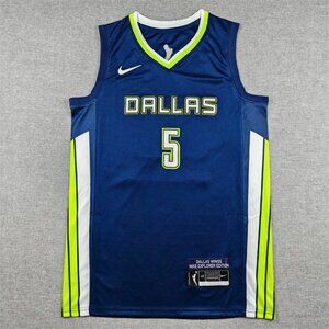 Dallas Wings #5 Bueckers Blue Basketball Jersey Women’s Size 48 Nike Style